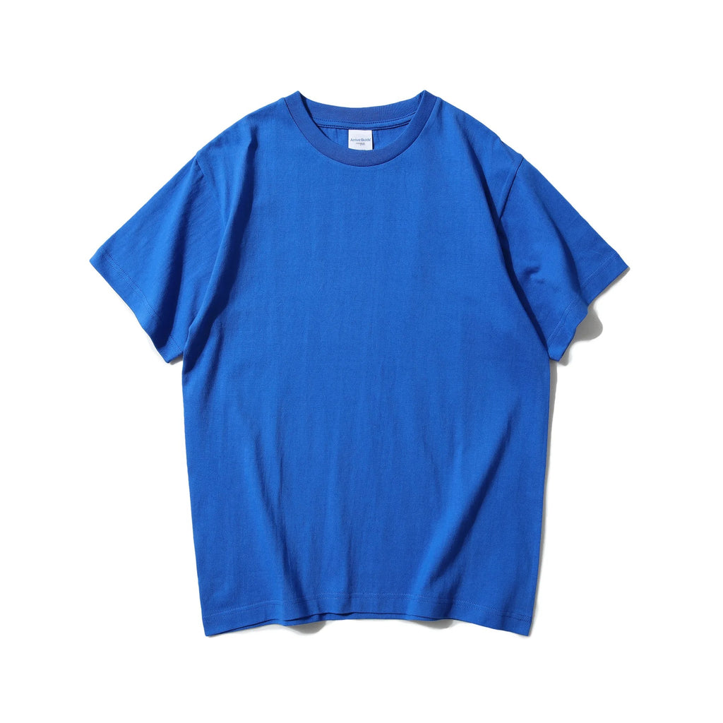 LOGO Heavyweight 240gsm Shoulder Drop Custom Design 100% Cotton T-Shirt Casual Short Sleeve Male And Female Cutom Team Logo